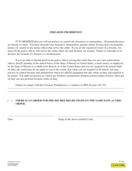 Form 2F-P-362 Hrs 580-10(D) Restraining Order - Hawaii, Page 3