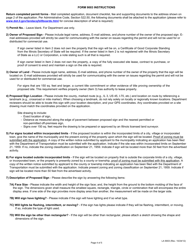 Form LA9003 Application for Outdoor Advertising Permit on-Premise Sign - Interstate Highway - Illinois, Page 4