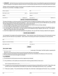 Form PC648 Minor Conservatorship - Final Account, Waiver and Consent, and Order - Michigan, Page 2