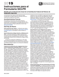 Document preview: Instrucciones para IRS Formulario 943-PR Planilla Para La Declaracion Anual De La Contribucion Federal Del Patrono De Empleados Agricolas (Puerto Rican Spanish)