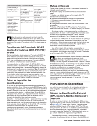 Instrucciones para IRS Formulario 943-PR Planilla Para La Declaracion Anual De La Contribucion Federal Del Patrono De Empleados Agricolas (Puerto Rican Spanish), Page 6