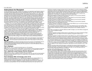 IRS Form 1095-C Employer-Provided Health Insurance Offer and Coverage, Page 2
