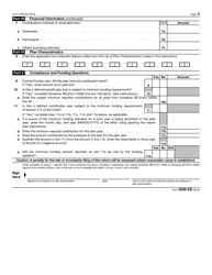 IRS Form 5500-EZ Annual Return of a One-Participant (Owners/Partners and Their Spouses) Retirement Plan or a Foreign Plan, Page 2