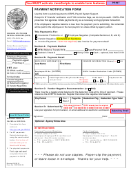 Form OSPS.99.24 &quot;Payment Notification Form&quot; - Oregon