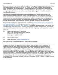 Formulario HRP-1028A-S Solicitud Para Beneficios (Tefap, Csfp) - Arizona (Spanish), Page 3