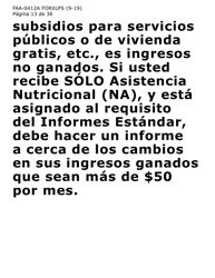 Formulario FAA-0412A-XLPS informe De Cambios (Letra Extra Grande) - Arizona (Spanish), Page 13