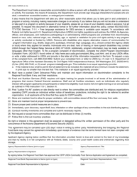 Form HRP-1040A Annual Usda Commodity Food Service Application and Agreement Between Regional Food Bank and Distribution Site - Arizona, Page 3