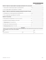 Form OR-532 (150-605-005) Oregon Quarterly Tax Return for Manufacturers Distributing Nonexempt Tobacco Products - Oregon, Page 2