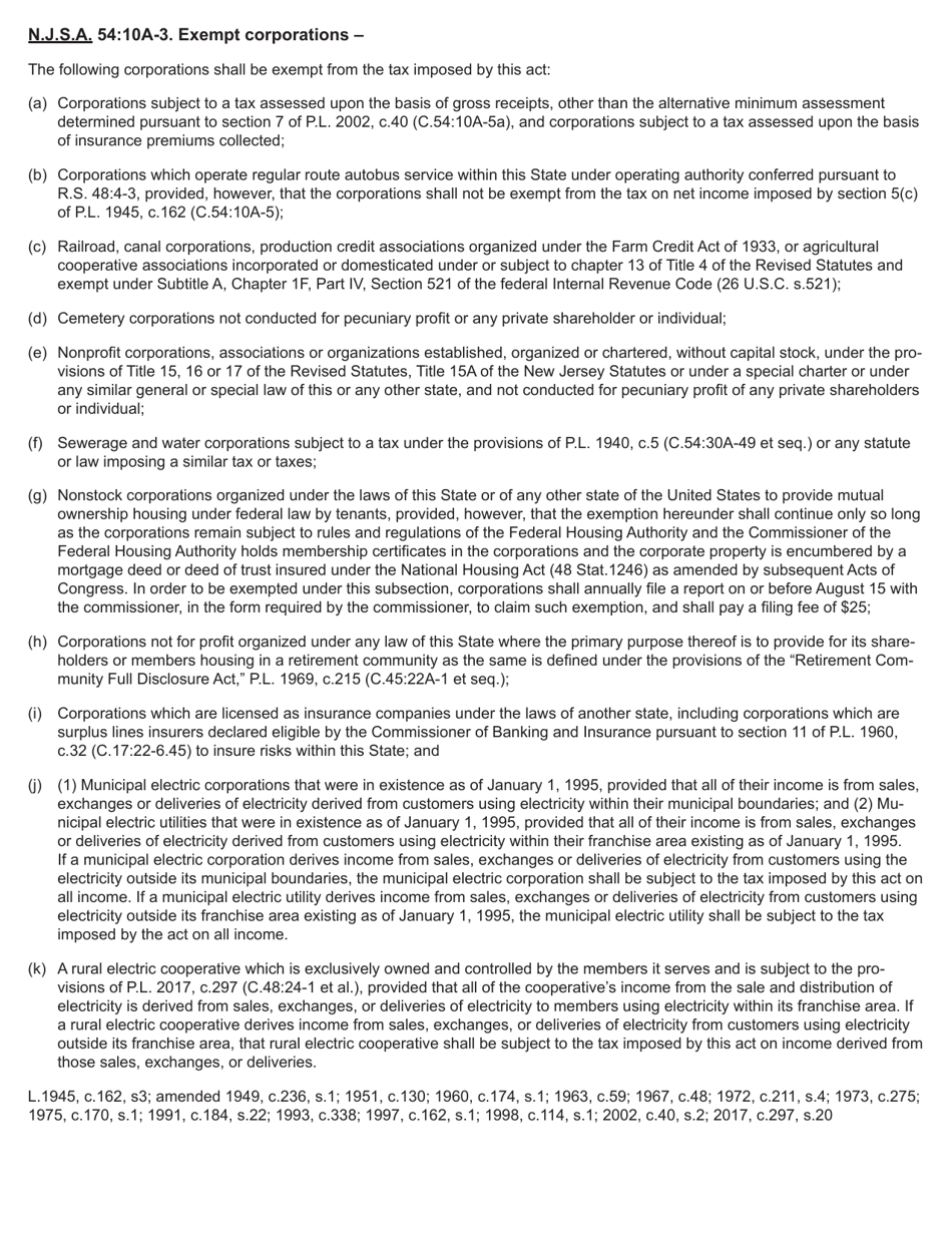 Form NJ-1065E New Jersey - Corporate Partners Statement of Being an Exempt Corporation or Maintaining a Regular Place of Business in New Jersey - New Jersey, Page 2