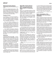 Form N-405 Tax on Accumulation Distribution of Trusts - Hawaii, Page 2