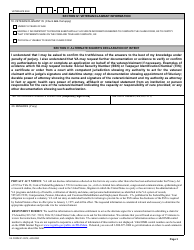 VA Form 21-0972 Alternate Signer Certification, Page 3