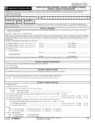 VA Form 21-0960H-1 Hernias (Including Abdominal, Inguinal and Femoral Hernias) - Disability Benefits Questionnaire
