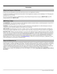 USCIS Form G-325A Biographic Information (For Deferred Action), Page 2