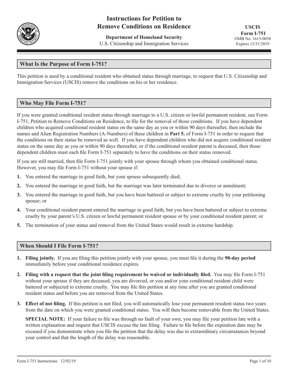 Download instructions for uscis form i 751 petition to remove