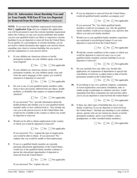 USCIS Form I-881 Application for Suspension of Deportation or Special Rule Cancellation of Removal (Pursuant to Section 203 of Public Law 105-100, Nacara), Page 11