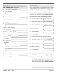 USCIS Form I-881 Application for Suspension of Deportation or Special Rule Cancellation of Removal (Pursuant to Section 203 of Public Law 105-100, Nacara), Page 5