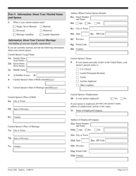 USCIS Form I-881 Application for Suspension of Deportation or Special Rule Cancellation of Removal (Pursuant to Section 203 of Public Law 105-100, Nacara), Page 6