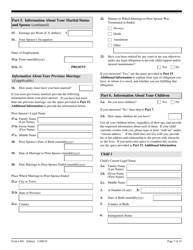 USCIS Form I-881 Application for Suspension of Deportation or Special Rule Cancellation of Removal (Pursuant to Section 203 of Public Law 105-100, Nacara), Page 7