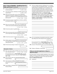 USCIS Form I-941 Application for Entrepreneur Parole, Page 6