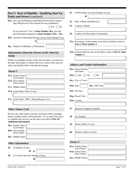 USCIS Form I-941 Application for Entrepreneur Parole, Page 7