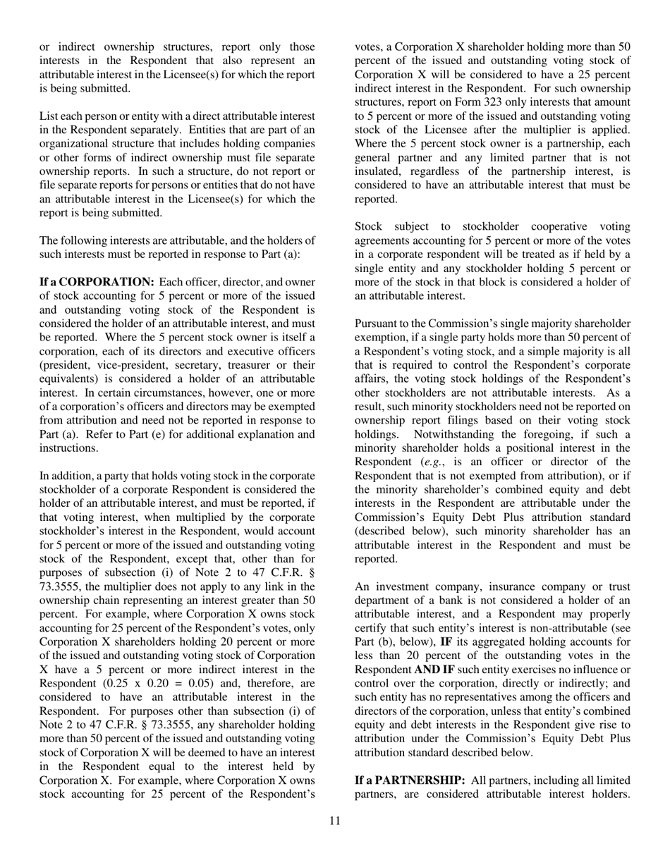 FCC Form 323 Ownership Report for Commerical Broadcast Station, Page 11