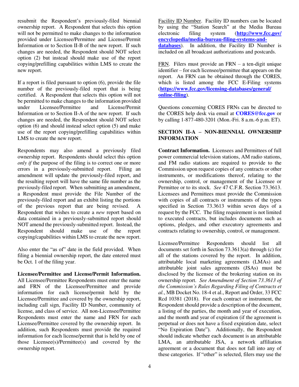 FCC Form 323 Ownership Report for Commerical Broadcast Station, Page 4