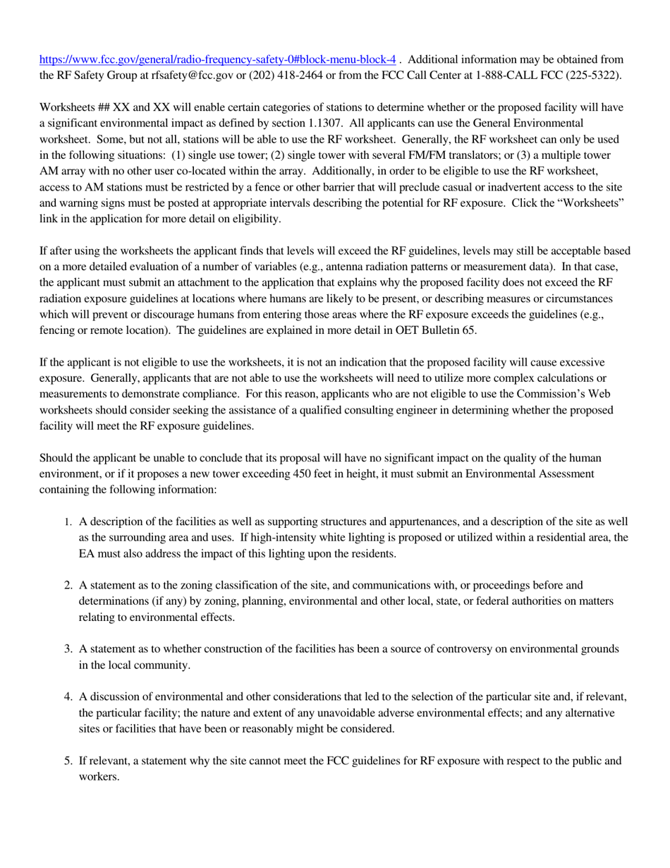 Instructions for FCC Form 2100 Schedule 301-FM Commercial Fm Broadcast Radio Construction Permit Application, Page 17
