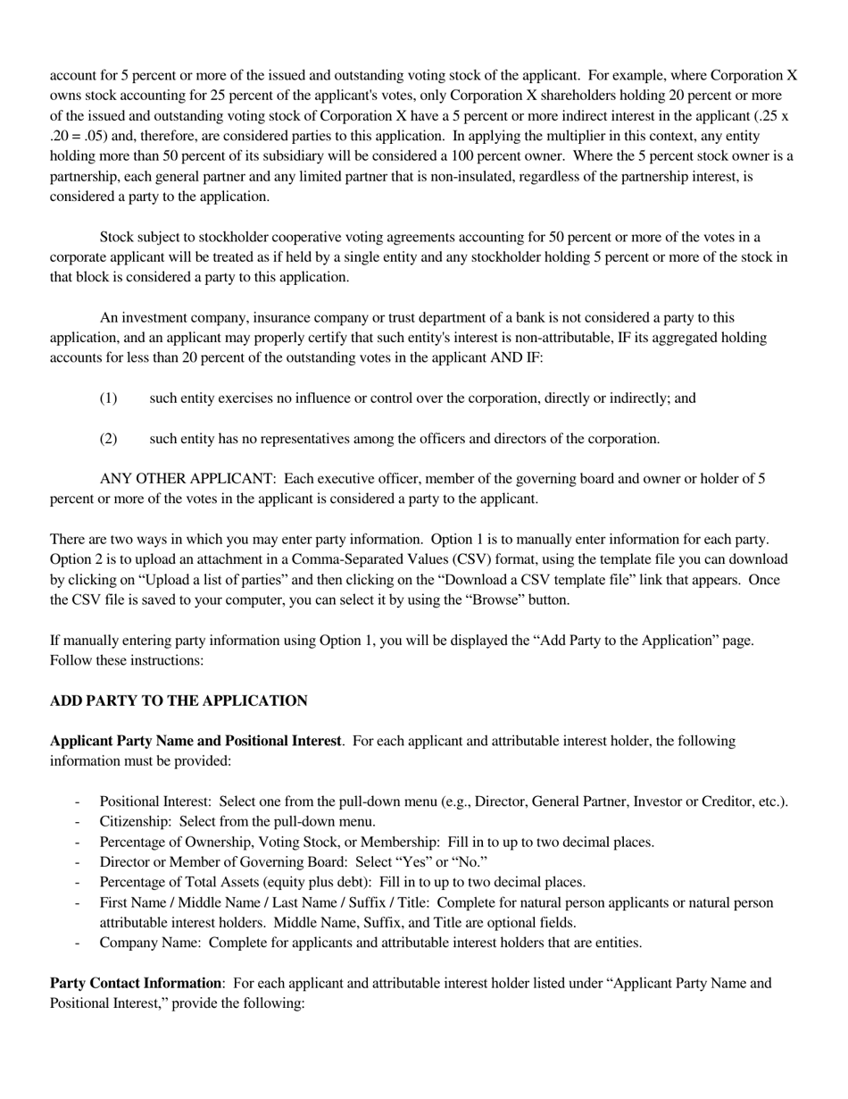 Instructions for FCC Form 2100 Schedule 301-FM Commercial Fm Broadcast Radio Construction Permit Application, Page 7