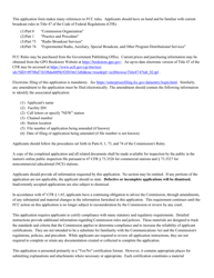 Instructions for FCC Form 2100 Schedule 302-FM Fm Broadcast Radio License Application, Page 3