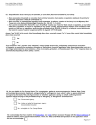 FWS Form 3-200-77 Federal Fish and Wildlife Permit Application Form - Native American Take for Religious Purpose, Page 5