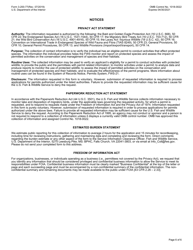 FWS Form 3-200-77 Federal Fish and Wildlife Permit Application Form - Native American Take for Religious Purpose, Page 7