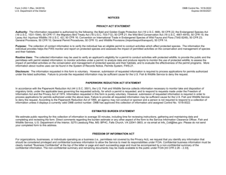 FWS Form 3-202-2 Waterfowl Sale and Disposal - Annual Report, Page 3