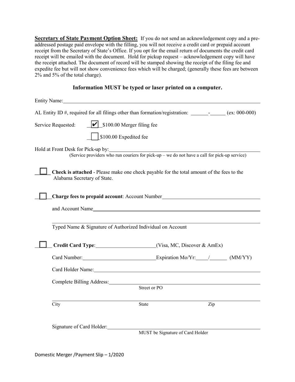 Certificate of Merger - Alabama, Page 4