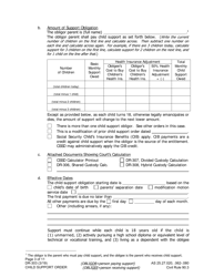 Form DR-303 Child Support Order - Alaska, Page 3