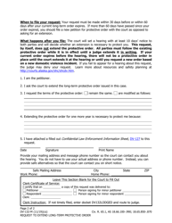 Form DV-132 Request to Extend Long-Term Protective Order (Multiple Petitioners) - Alaska, Page 2