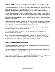 Notice of Intent to Register as a Nest Run Egg Producer - Arizona, Page 3