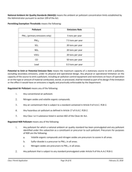 Air Quality Class I Permit Application - Arizona, Page 34
