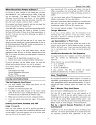 Instructions for Arizona Form 140EZ, ADOR10534 Resident Personal Income Tax Return (Ez Form) - Arizona, Page 4