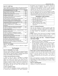 Instructions for Arizona Form 120 Arizona Corporation Income Tax Return - Arizona, Page 10