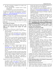 Instructions for Arizona Form 120 Arizona Corporation Income Tax Return - Arizona, Page 4