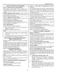Instructions for Arizona Form 120 Arizona Corporation Income Tax Return - Arizona, Page 8
