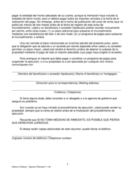 Formulario 2923.3 C2 Aviso De Incumplimiento - California (Spanish), Page 2