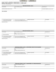 Form STD.630 Employee Contract Grievance / Complaint - California, Page 2