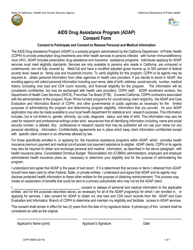 Document preview: Form CDPH8685 AIDS Drug Assistance Program (Adap) Consent Form - California