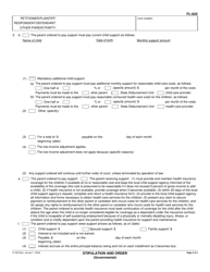 Form FL-625 Stipulation and Order (Governmental) - California, Page 2