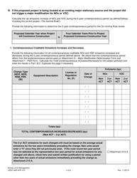 Form DEEP-NSR-APP-215 Attachment J Non-attainment Review Form - Connecticut, Page 2