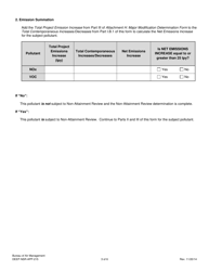 Form DEEP-NSR-APP-215 Attachment J Non-attainment Review Form - Connecticut, Page 3