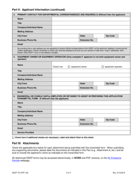 Form DEEP-TIV-APP-100 Title IV Permit Application Transmittal Form - Connecticut, Page 3