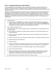 Form DEEP-TV-APP-100 New Title V Permit or Renewal of an Existing Title V Permit Application - Connecticut, Page 35