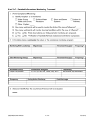 Form DEEP-REM-GWP-APP-600 Application for Emergency or Temporary Authorization to Discharge to Groundwater to Remediate Pollution - Connecticut, Page 14